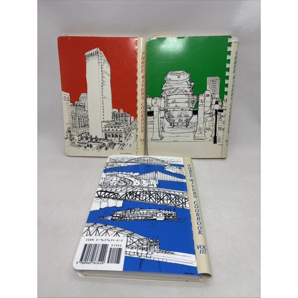 Three Rivers Cookbook Set Volume 1-3 The Good Taste Pittsburgh Pennsylvania PB
